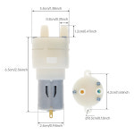 물 프라이밍 소형 자체 기계용 디펜서 다이어프램 펌프 R280 흡입 3 워터 모터, 7V, 펌프, : 몽키스패너1