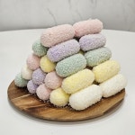 [모형떡] 오색유과 한과 전통과자 백일떡 돌떡 상차림 모형 촬영소품 100일 셀프 돌상 : 예쁘담마켓