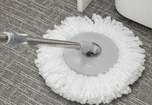 코멧 물걸레 청소기 일반형 세척 탈수통 + 밀대봉 + 극세사걸레 2p : 여기맛나