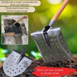 휴대용눈삽 구멍이 있는 하수구 청소 삽 망간강 슬러지 중공 제거 : 바겐종합상사