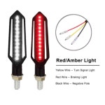 오토바이 스쿠터 LED 윙커 방향 지시 램프 2개 세트 깜박이 브레이크등 (A0897) : 용천삼리