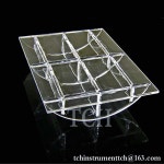 H8 석영 로, 하소 진공 열처리 튜브 1200X 또는 VBF 반도체 웨이퍼 실험실 챔버 : 글로브플라이