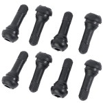Aoerzn 8Pcs 프리미엄 TR413 블랙 러버 스냅인 타이어 밸브 스템, 튜브리스 0.453 인치 11.5mm 림 홀에 범용 제공 TR413-8pcs : 시구왕라