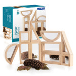 치매예방블럭 가이드크래프트 Guidecraft 센서리 18pcs 블럭 세트 18개 G3015 레인보우 블록 10매입 : 스웨디마켓