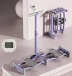 홈스윙보드 허벅지 힙업 홈트 스트레칭 무소음 3단 퍼플/3단조절/접이식 코어 가정용 하체 : 파셀몰3