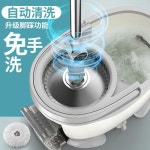 화장실 대걸레 무선 리필 양동이 회전물걸레 자동 면머리1개 블루플라스틱쟁반 밀대 블루 플라스틱 쟁반 + 면 머리 1개 : 코미코마켓
