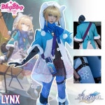 게임 Honkai 스타 레일 Lynx 코스프레 Landau  할로윈 파티 드레스, 가발 : 하루통상