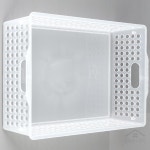 신박한 손잡이 정리 바스켓 깔끔한주방정리용품 수납함 간편바스켓 다용도수납 : 신박한 잡화상점