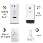 스피커액세서리 OLAX 듀얼 안테나 포트 인터넷 모뎀 이더넷 포트 5g cpe 라우터 WIFI6 EU 아프리카 말레이시아 G5018 : 시온Zion 홈가전점