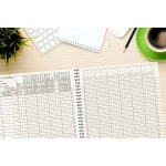 Whaley Gradebook 9x12인치 2라인 그레이드와 출근 기록장 4 6용어 GB-2L : 시구왕정