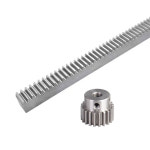 16, 모듈러스, 17 45 기어, CNC 1 M, 14, 15, 랙 금속 700MM, 톱니 모드 12, 피니언 기어 개 10X10X100 부품용 스틸 : 프로파일1