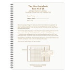 Whaley Gradebook 9x12인치 2라인 그레이드와 출근 기록장 4 6용어 GB-2L : 시구왕정