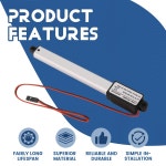 전기 선형 , 12V 방수 창문 스트로크 속도 IP54 30 액추에이터, 선형 미니 /S 100 오프너, : 글로브플라이