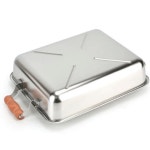 국산 스텐 사각전골냄비 오뎅탕 샤브샤브 캠핑 인덕션 나눔 4칸 6칸 어묵팬 30.5cm : 글로벌코드