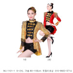 국내발송 MU1101-1반바지투피스 긴소매투피스 장구 난타 행사복 색소폰 무대복 성가복 트로트 가수 단체복 빅사이즈 : 신멋쟁이세상