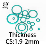 FKM 링, 두께 밀봉 불소 고무 개스킷 온도 9/2mm O링 CS 저항 사양 1 완전한 고무 : 글로브플라이