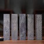 송연묵 송연먹 서예 문방사우 먹 수제 붓글씨 10개 송연 두 개비[묵묵] : 득템상점