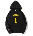 LA 레이커스 디안젤로 러셀 농구 특양면 후드티 티셔츠 A1020 : 티퍼블릭16