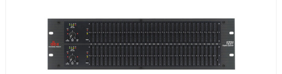 DBX 1231 듀얼 채널 31밴드 이퀄라이저 45mm 페이더 : 사운드홀릭