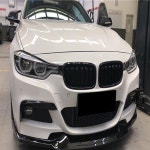 BMW 광택 블랙 프론트 스플리터 범퍼 립 3 시리즈 스포츠 2012-18 : 무이컴퍼니.