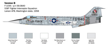 [전투기] 1/32 F-104 A/C STARFIGHTER : 키즈메이커