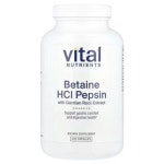 바이탈 뉴트리언트 베타인염산염 펩신 용담 뿌리 추출물 225 캡슐 : wellness store