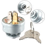 점화 스타터 스위치 725 0267A 트랙터 예초기 0945 4 용 2 개 키 정원 잔디 액세서리 : 루비더직구