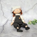 스위티퀼트 퀼트 완제품 컨츄리 달님이 인형 손바느질 : 스위티퀼트