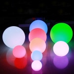 LED 바닥 조명 야외 가로등, RGB 수영장 공 정원 풍경 잔디 테이블 램프 : 바이셀에이트식스