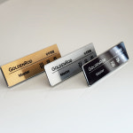 [우주명찰] 프리미엄 라운드 금속명찰 행사 간호사 이름표 고급 아이돌 교회 미용실 : GOLDENROD