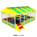 트램펄린 방방이 키즈 카페 펜션 트램폴린 클래식1 점핑 놀이 대형 5피트 장 야외 001형-2 2 2.8M : 주주04