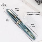 Jinhao 9019 만년필 이리듐 M 펜촉, 붓글씨 서명용 2.6mm 카트리지, 잉크 없음, F7494 : 시시market