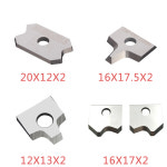 가장자리 밴딩 기계용 칼 스크레이퍼 목공 스크레이핑 도구 블레이드 TCT 20 12 2 2R 모따기 1 : 러루비직구