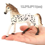 하노버 동물 쿼터 아라비아 액션 APALOOSA 농장 CLYDESDALE 모델 피규어 승마 어린이를위한 하버드 : 대륙숍
