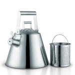 인덕션용 보리차 물 삐삐 주전자 IH 스텐 티포트 4L : 앙피니떼