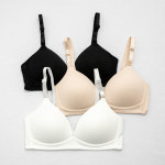 노와이어 메쉬 브라 AB컵공용 여성 시원한 쿨 여름 브래지어 : 아이엠속옷