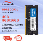 Latumab DDR3L DDR3 8GB 4GB 16GB 노트북 램 PC3 1333 1600 1866mhz 204 핀 Sodimm 메모리 : 분당플렉스25