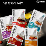 밥리 밥버거 냉동 주먹밥 아침 간편식 간식 식사대용 5가지 1세트 저렴하게 : 네오젬