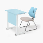 칼라기본형 학원 공부방 교습소 책걸상 세트 S05W23 : 하이솔로몬가구