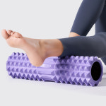 돌기 미니 필라테스 종아리 얇은 마사지 하드 폼롤러 스트레칭 운동 폼플러 30cmx10cm : COSTMALL