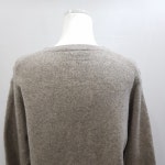 유니클로 라운드넥 오버핏 무지 울 니트 티셔츠 여L H1043 : 빈티지슈