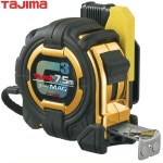 타지마 G그립 G3골드 록타입 자동 안전 자석 줄자 SF-G3-GLM25-75BL 7.5M 양면 고무그립줄자 : 마이공구