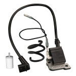 점화 코일 연료 필터 라인 키트 Husqvarna 50 51 55 61 254 257 261 적합 544 01 88 503 90 17 506 02 73 04 62 : 귤조와유