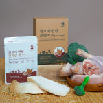 한코에반한 강아지 보양식 수제간식 국내산 오리 전복닭 영양죽 1BOX 5개입 : 한코에반한