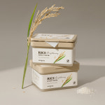 [스킨푸드/패드 2매입 5종 증정(캐롯/판토테닉/라이스/포테이토/피치뽀송)] 라이스 브라이트닝 데일리 쌀뜨물 마스크/1일1팩 30매 270g... 