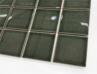 73X73 녹색 레트로 빈티지 모자이크타일 수영장 목욕탕 주방타일 쑥 : 일우바스1991