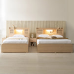 상일리베가구 팔레트 LED 수납 트윈침대 프레임 SS+Q : 상일리베가구 스토어