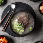 80년전통맛집 무수옥 설렁탕 국밥 사골 곰탕 한우암소 곰국 (국물+고기 680g)3세트 : 무수옥