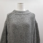 빈티지 루즈핏 옆트임 박시 하찌 롱 니트 티셔츠 여F H1053 : 빈티지슈