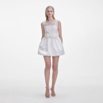 [시즌특가세일] 셀프포트레이트 화이트 튤 미니 드레스 WHITE TULLE MINI DRESS : 토미샵